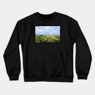 Chocolate hills II / Swiss Artwork Photography Crewneck Sweatshirt